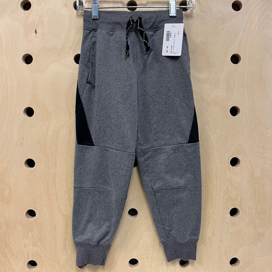 Grey + Black Active Joggers