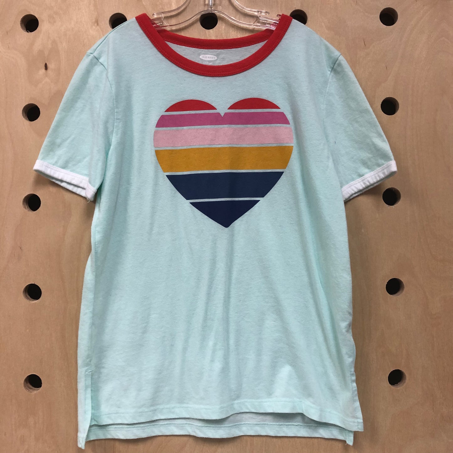 Mint Colorful Heart Shirt