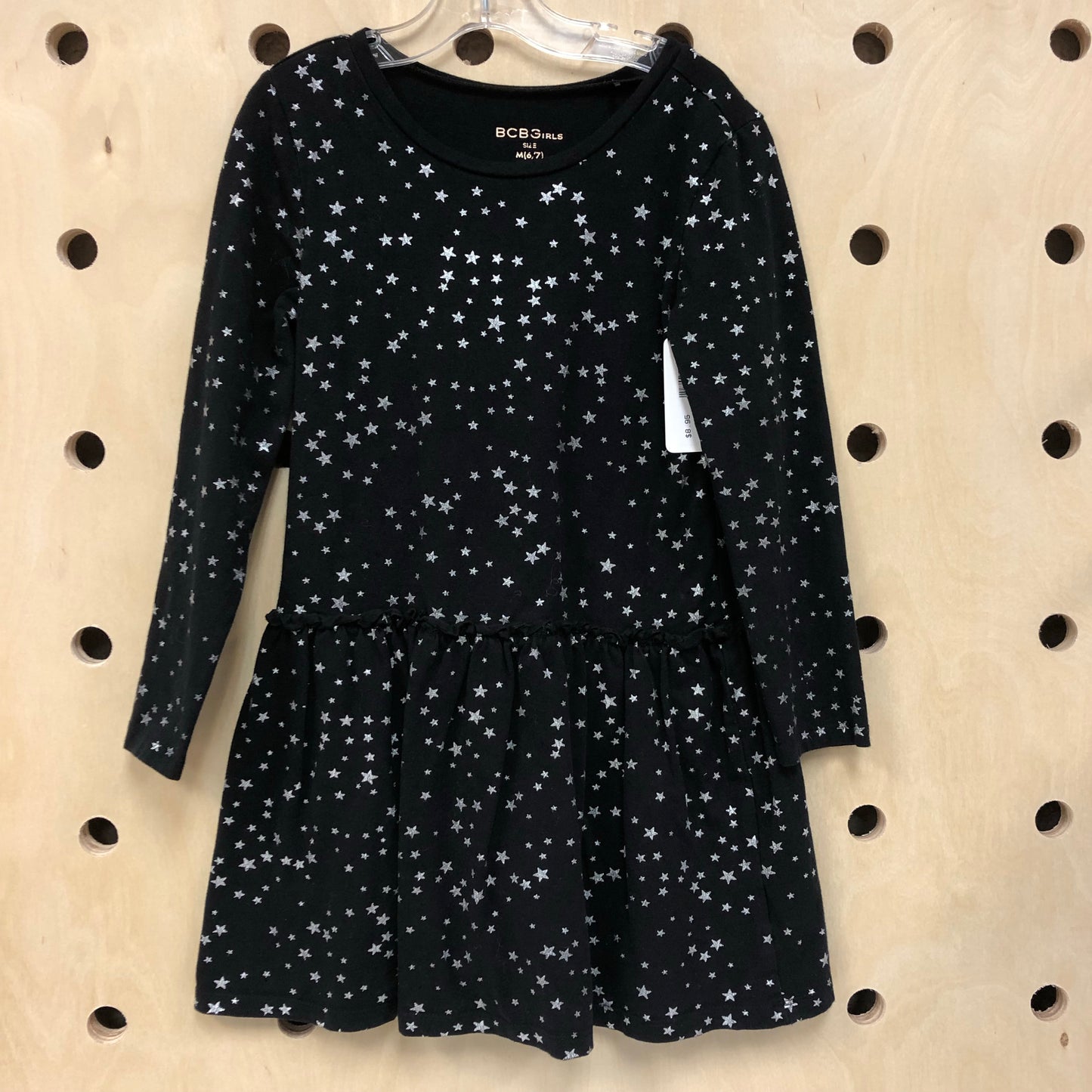 Silver Stars Black Dress