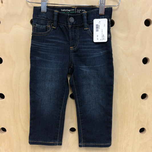 Dark Wash Slim Denim