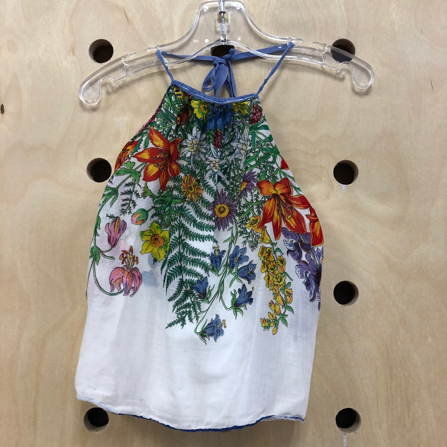 Floral Sheer Halter Cover Up