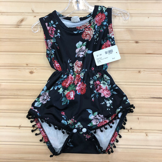 Silky Floral Romper