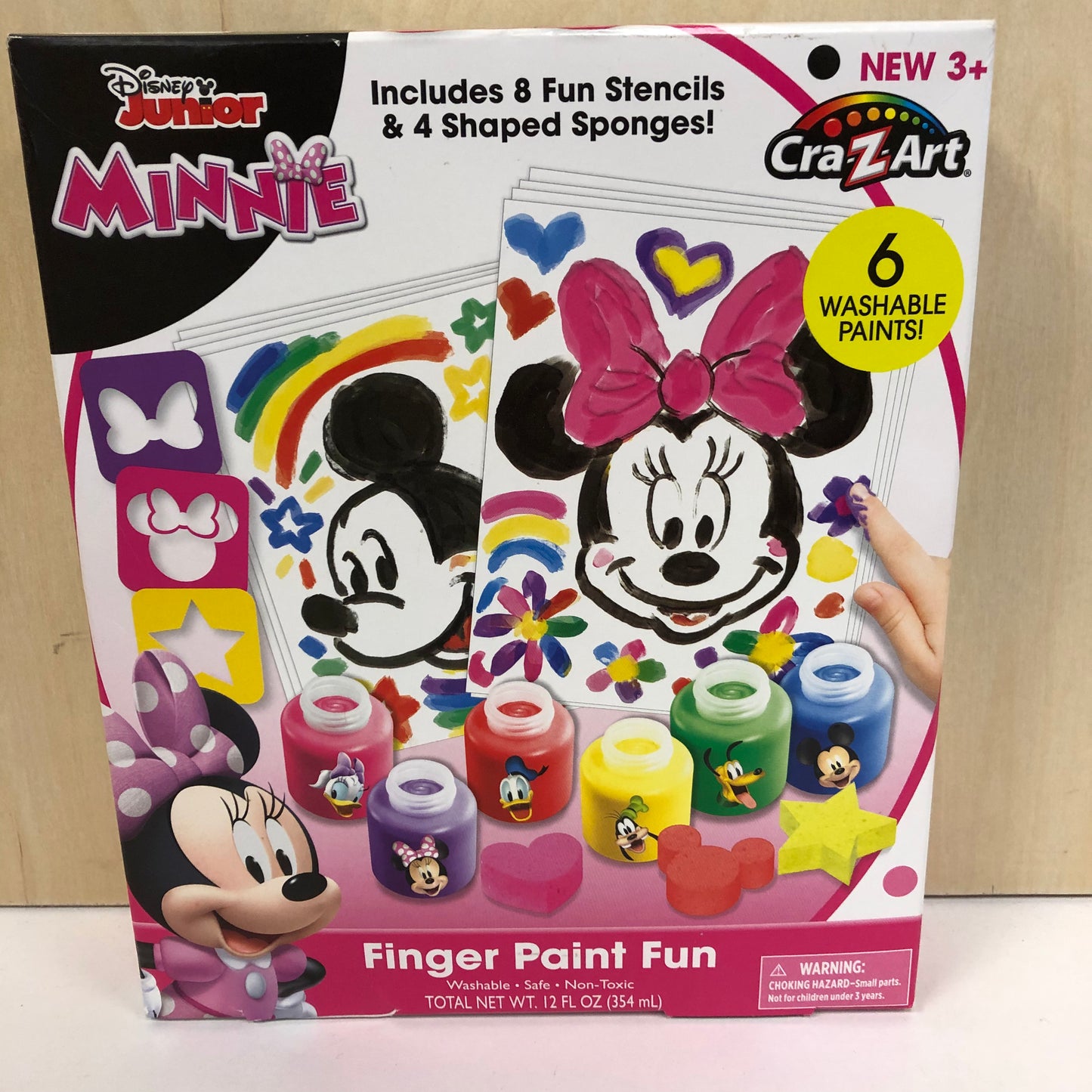 Minnie Finger Paint Fun