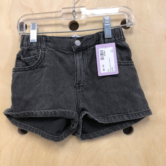 Black Denim Shorts