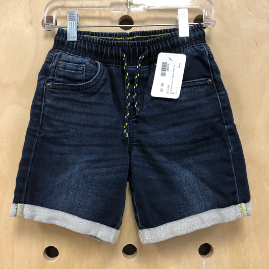Dark Wash Soft Denim Shorts