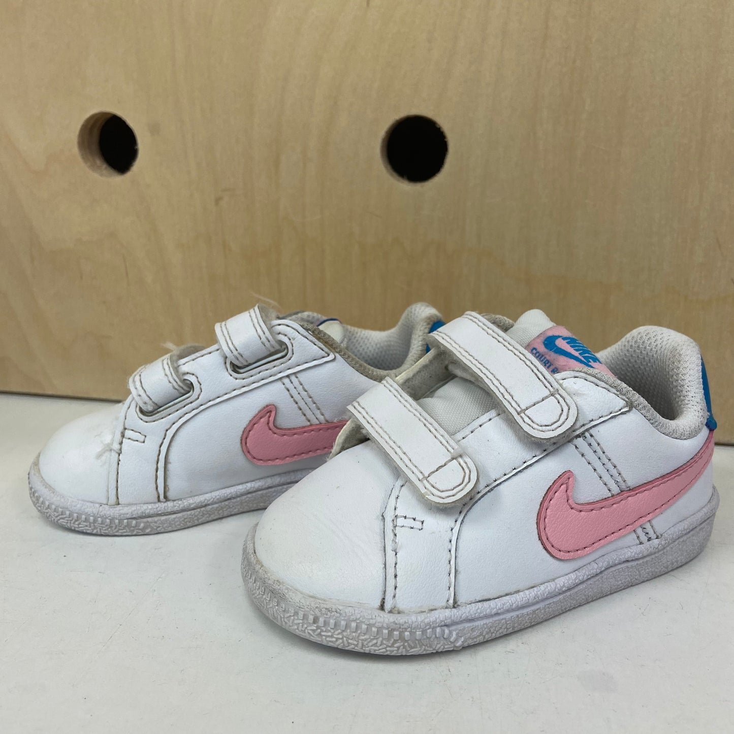 White/Pink Court Royal Sneaker
