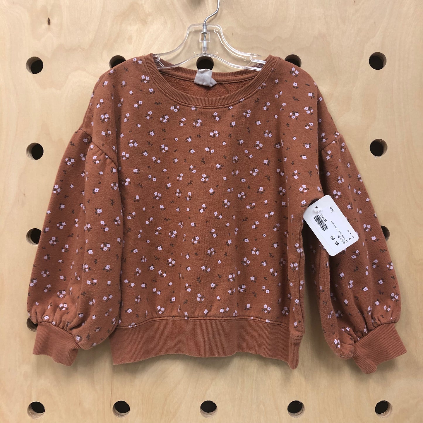 Clay Floral Pullover
