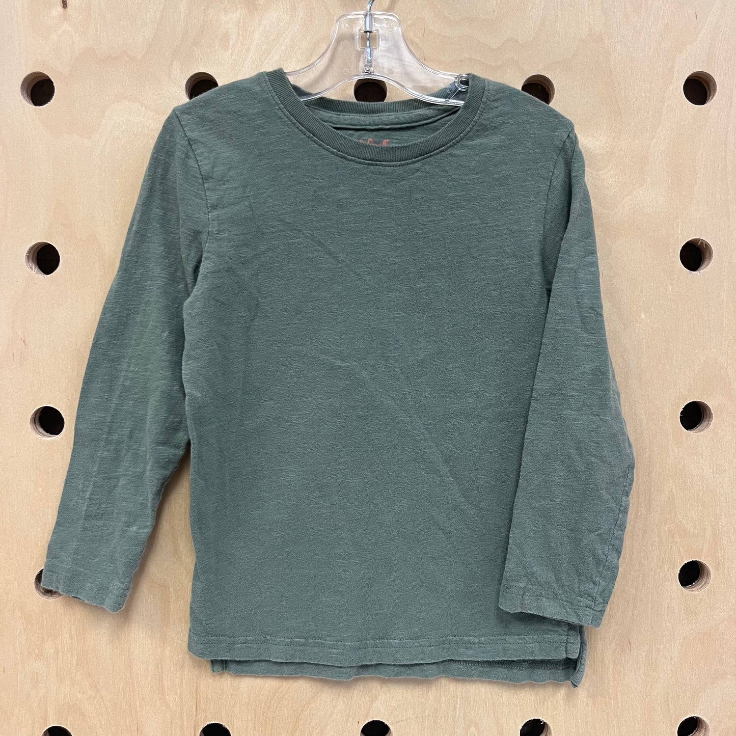 Basics Green LS Tee