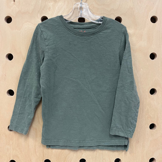 Basics Green LS Tee