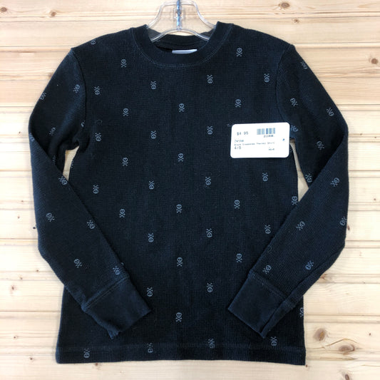 Black Crossbones Thermal Shirt