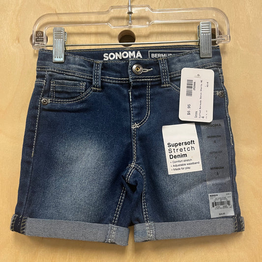 Cuffed Bermuda Denim Shorts NE