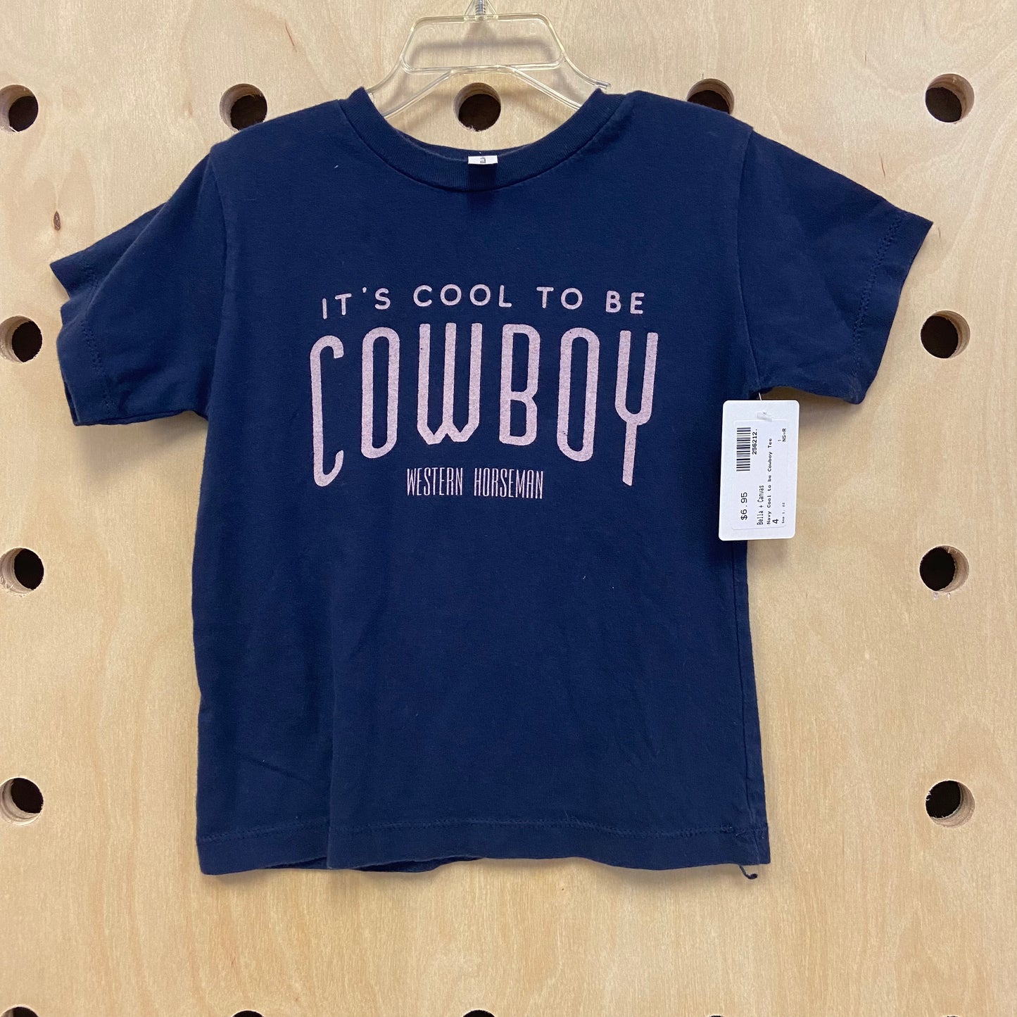 Navy Cool to be Cowboy Tee