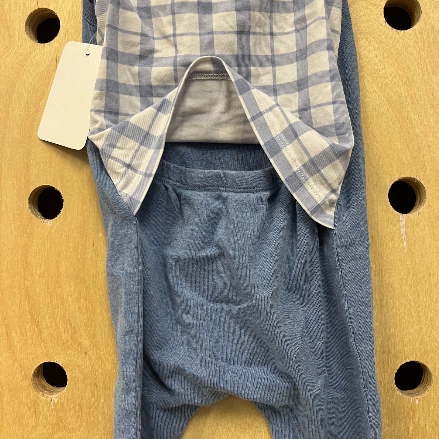 Blue Organic Romper