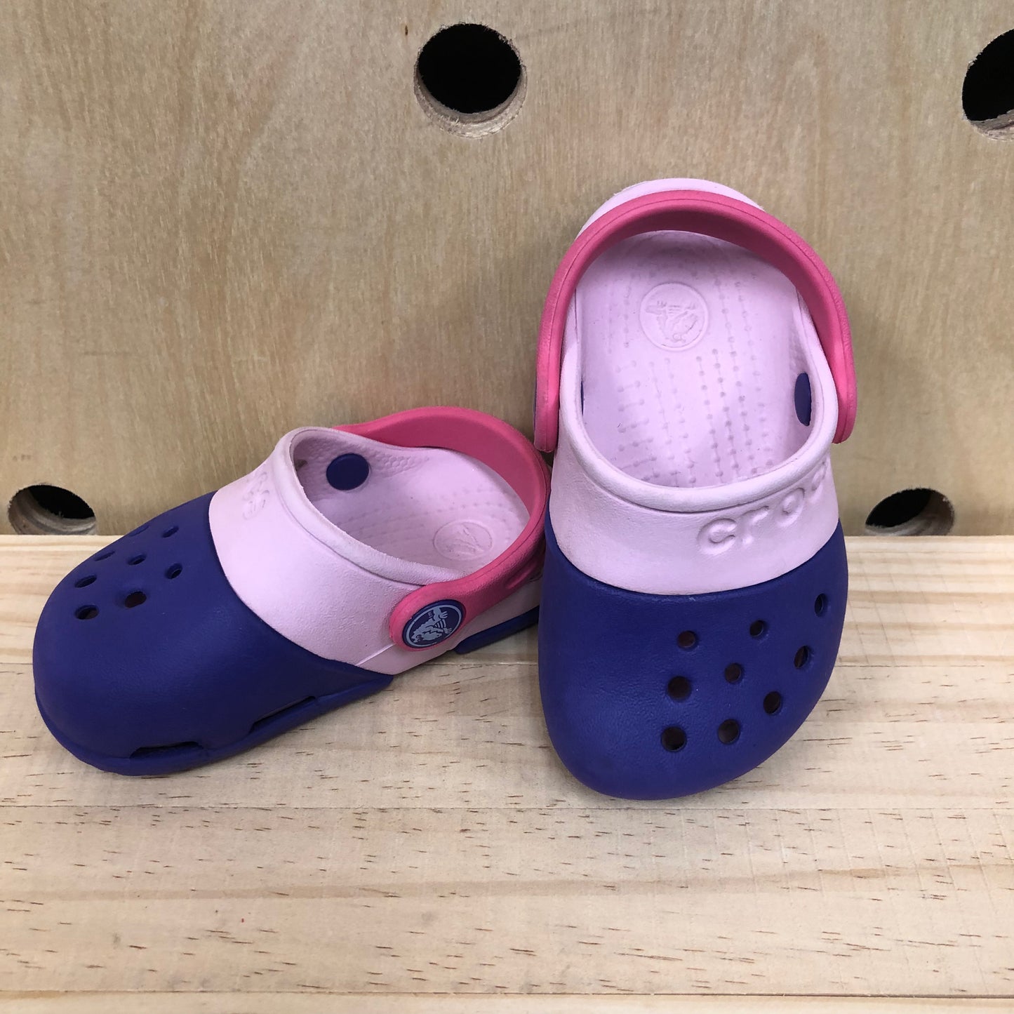Pink + Purple Clogs