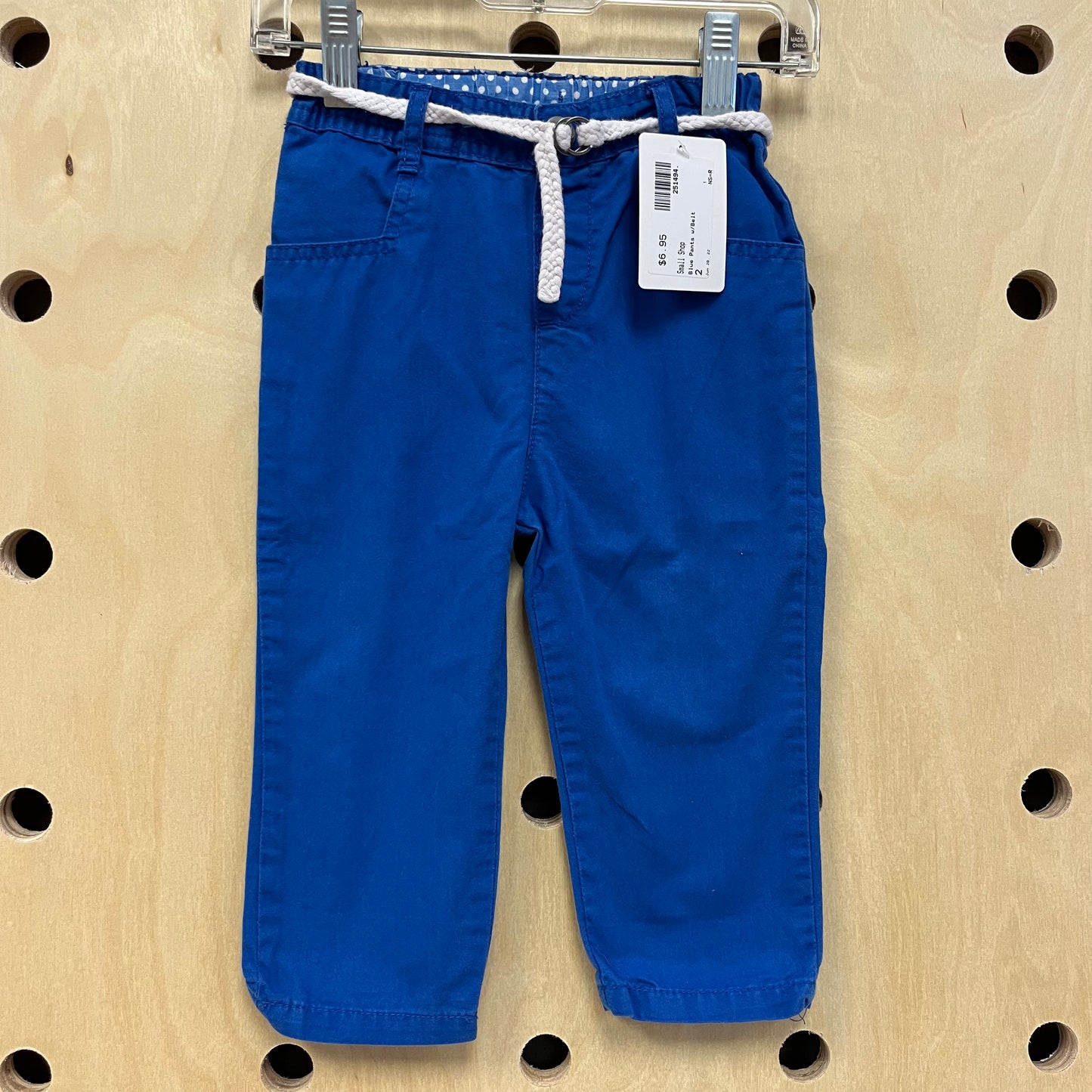 Blue Pants w/Belt