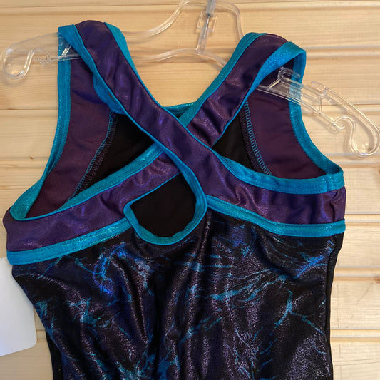 Black & Purple Leotard