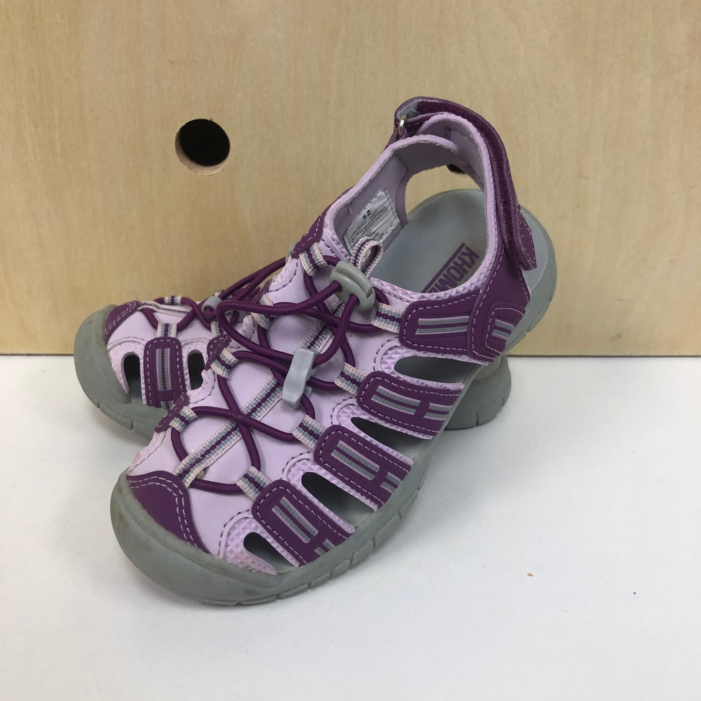 Purple Bungee Cord Sandals