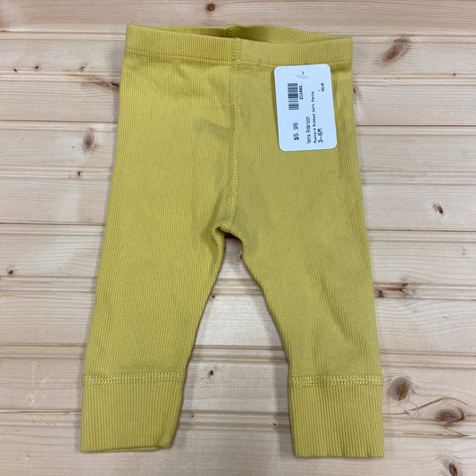 Mustard Ribbed Soft Pants