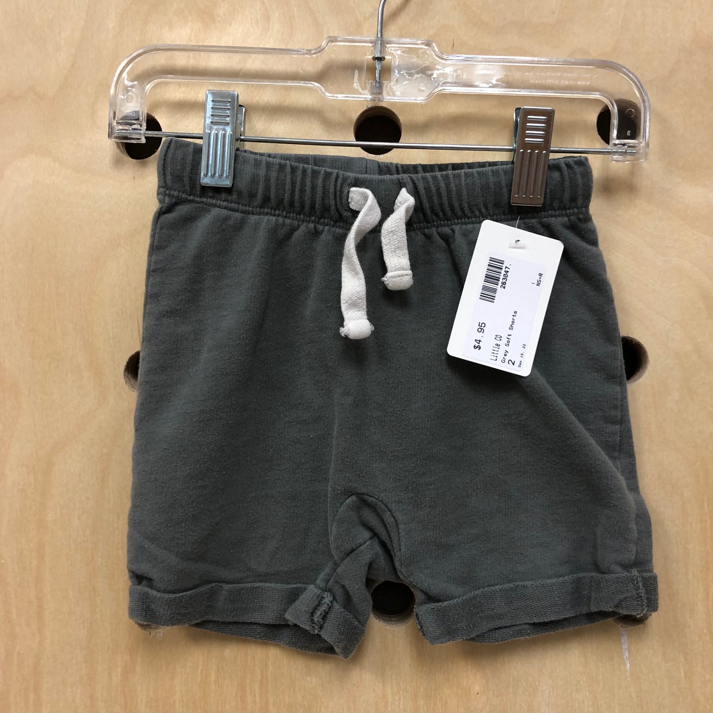 Grey Soft Shorts