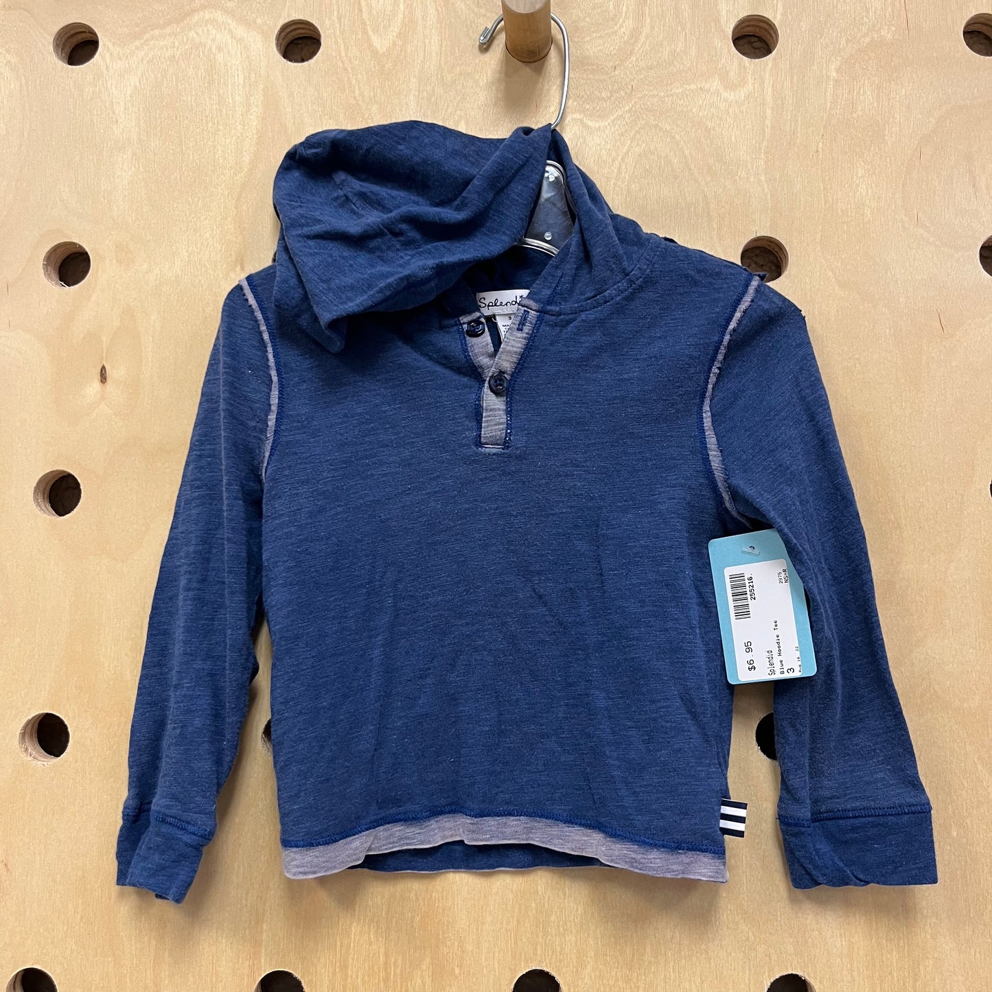 Blue Hoodie Tee