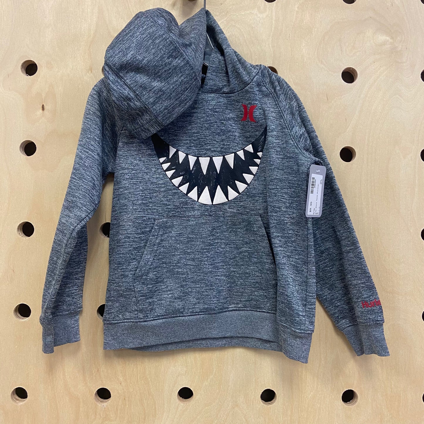 Grey Shark Teeth Pullover