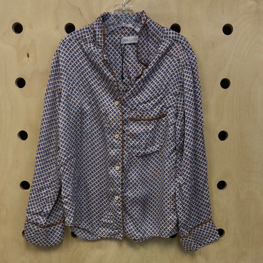 Purple Floral Viscoe Shirt