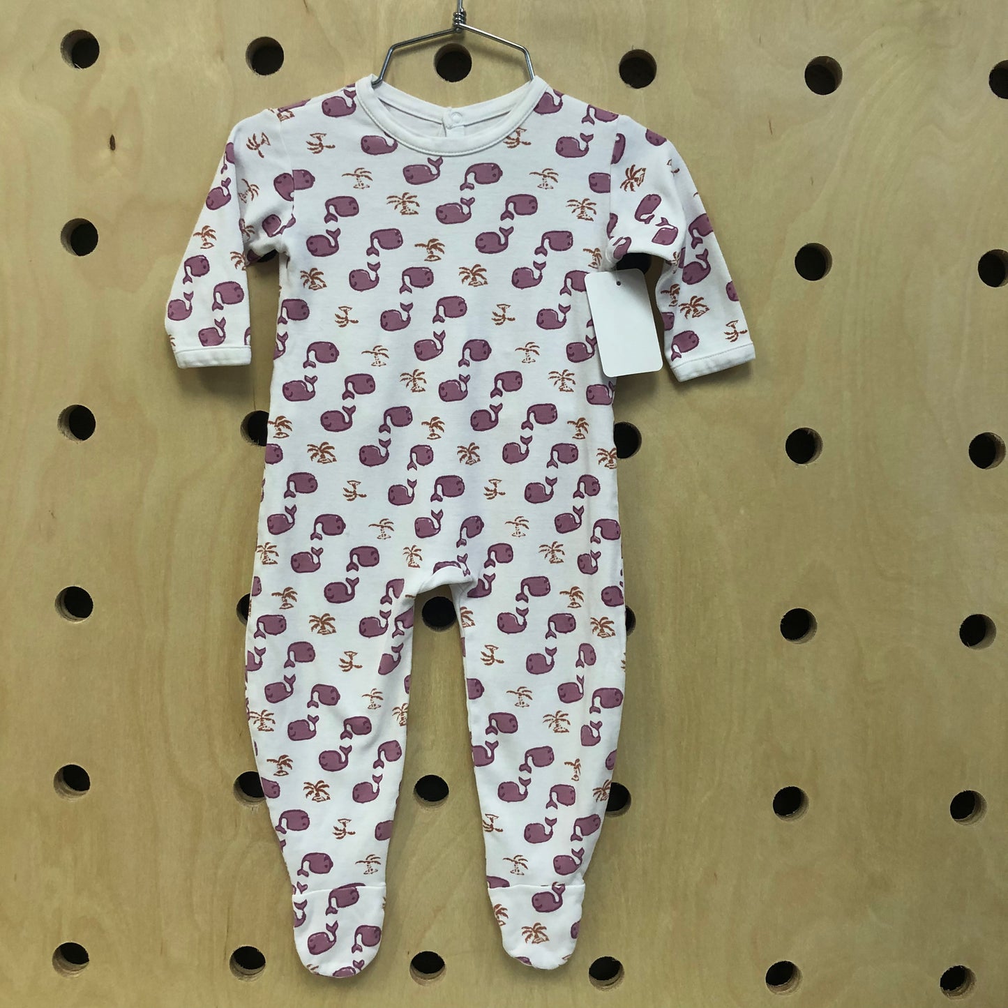 Lavender Whale Footies