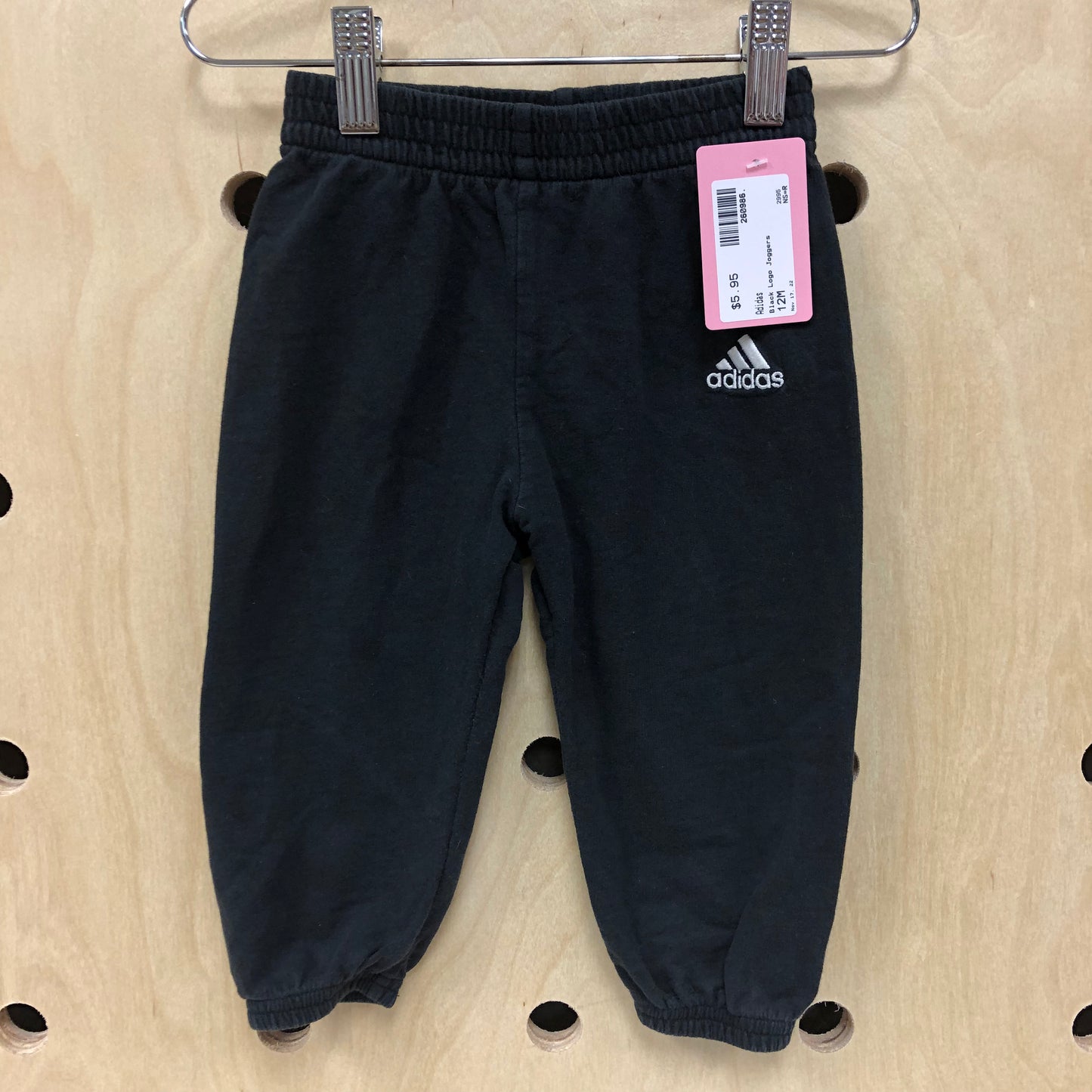 Black Logo Joggers