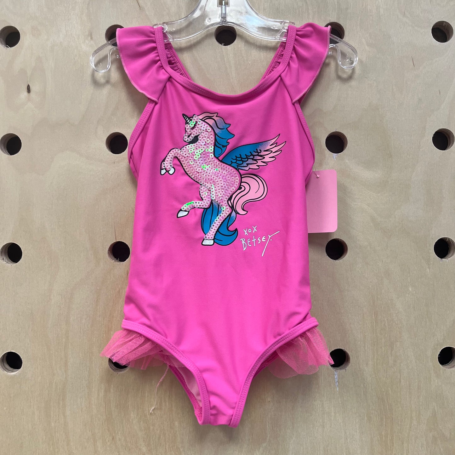 Pink Sequins Unicorn Swimsuit