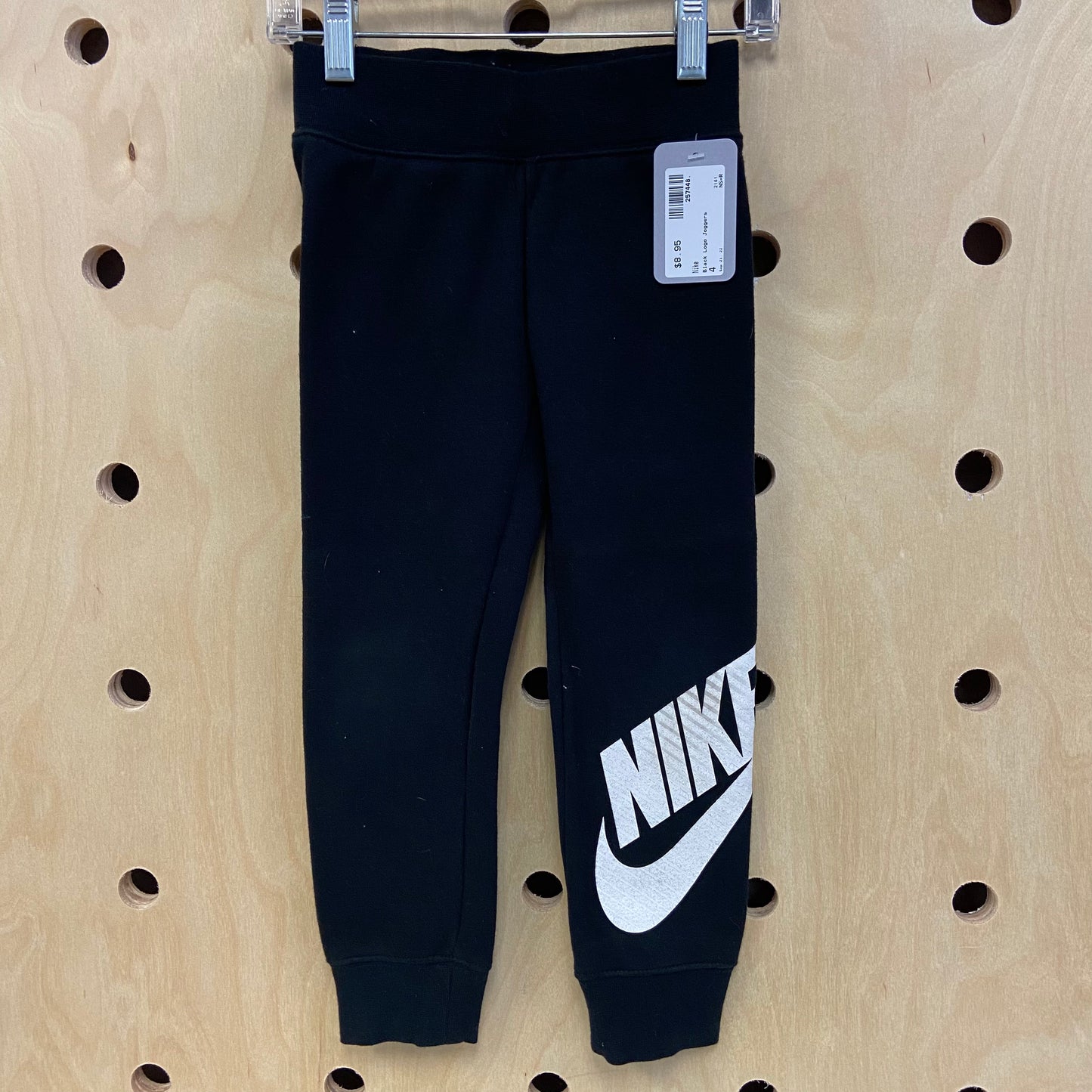 Black Logo Joggers