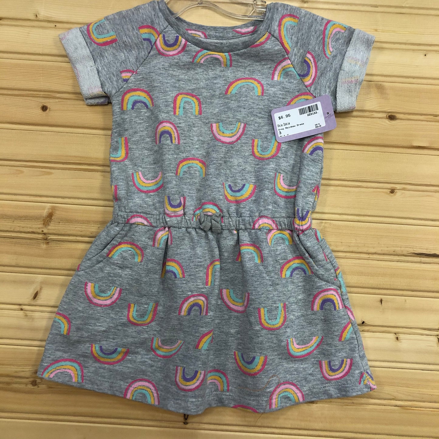 Grey Rainbow Dress