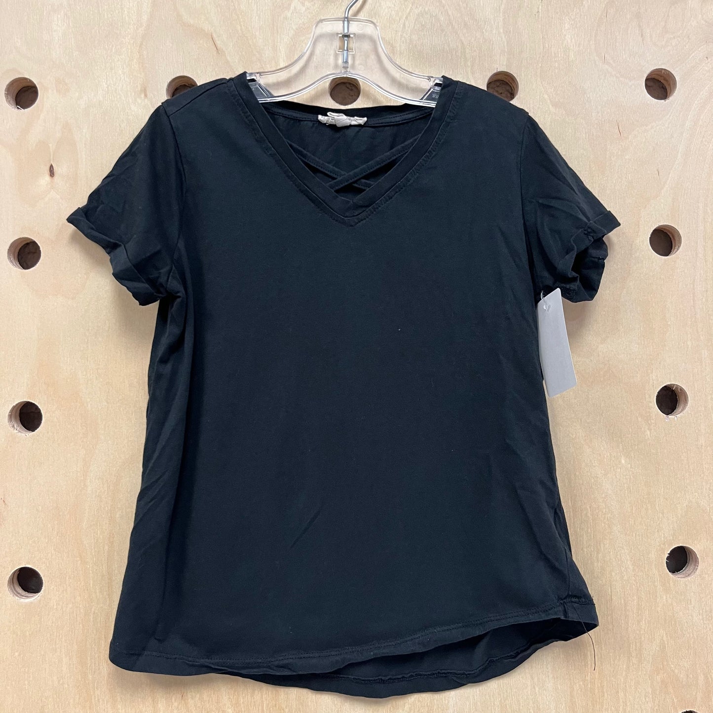 Black Criss Cross Top