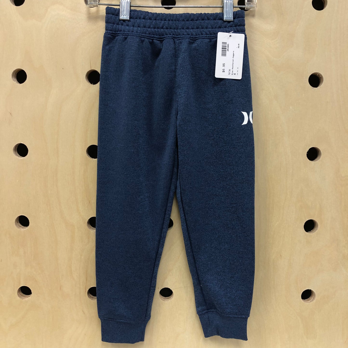 Blue Heathered Joggers