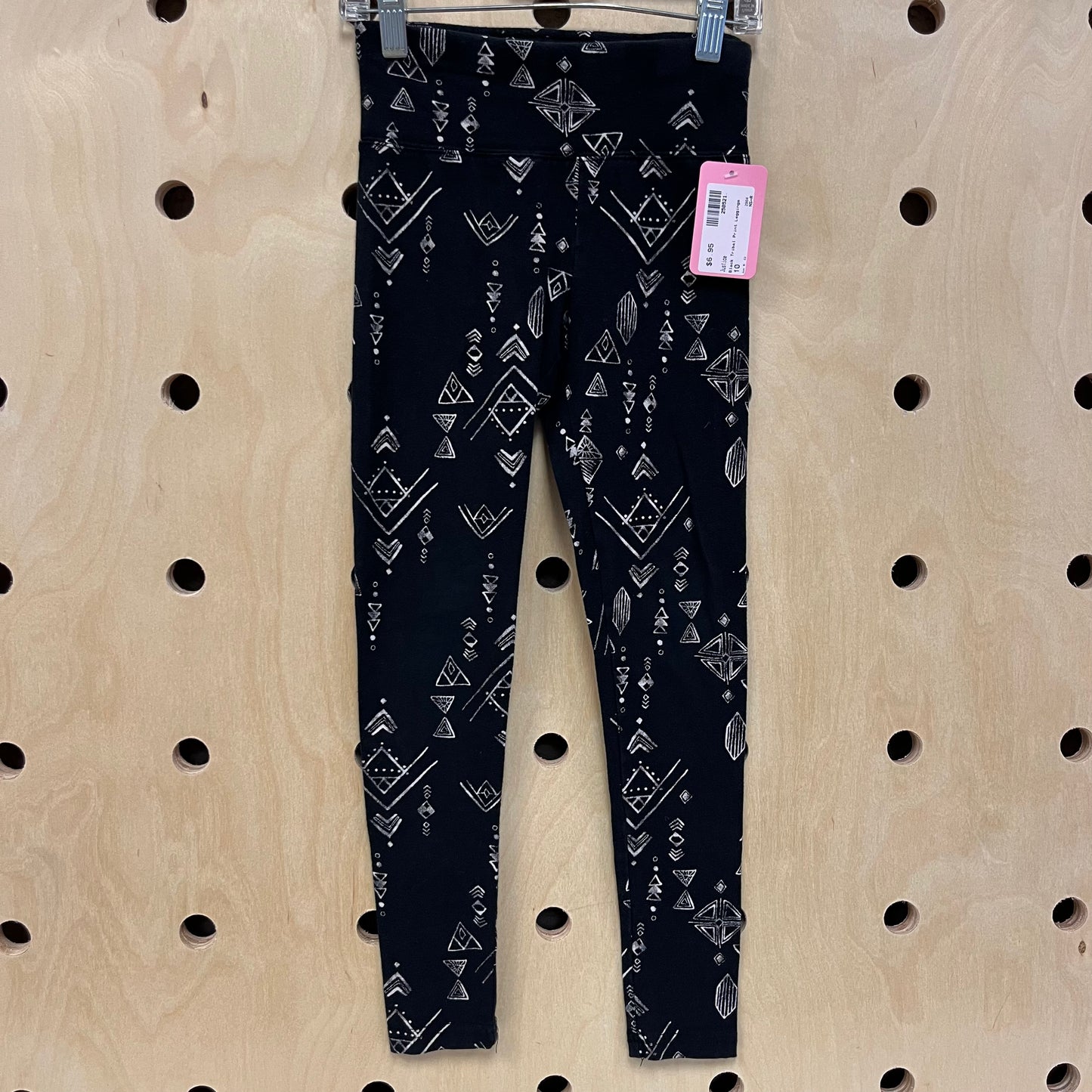 Black Tribal Print Leggings