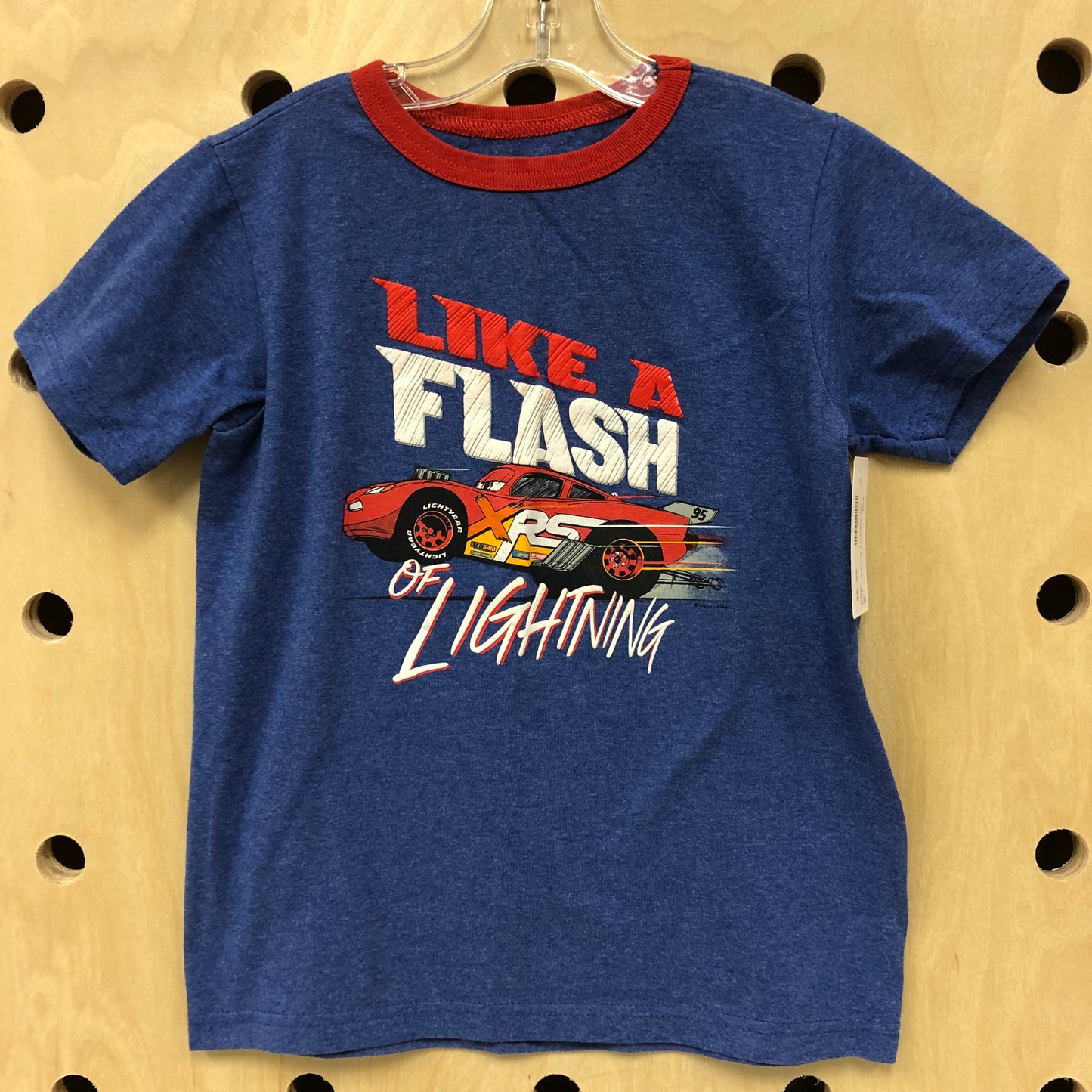 Like Lightning Blue/Red Tee