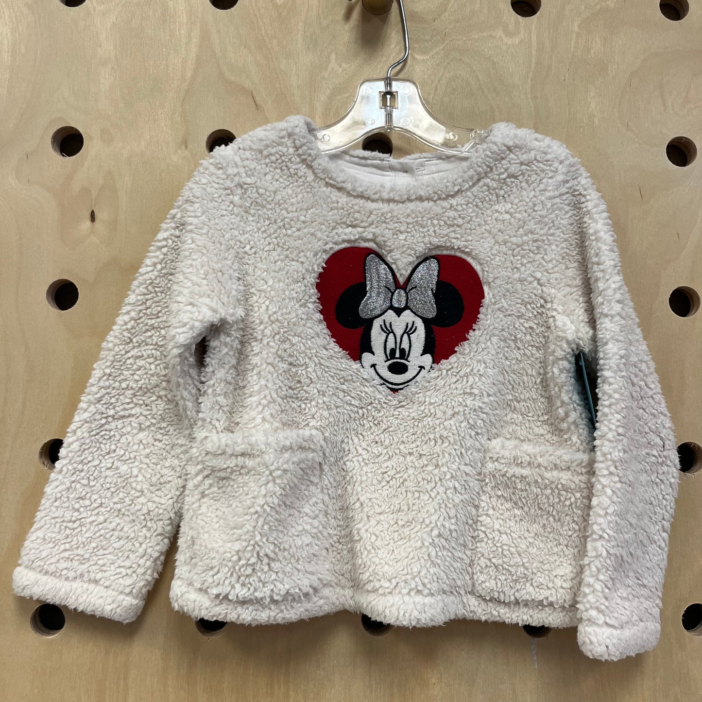 Cream Minnie Sherpa Pullover