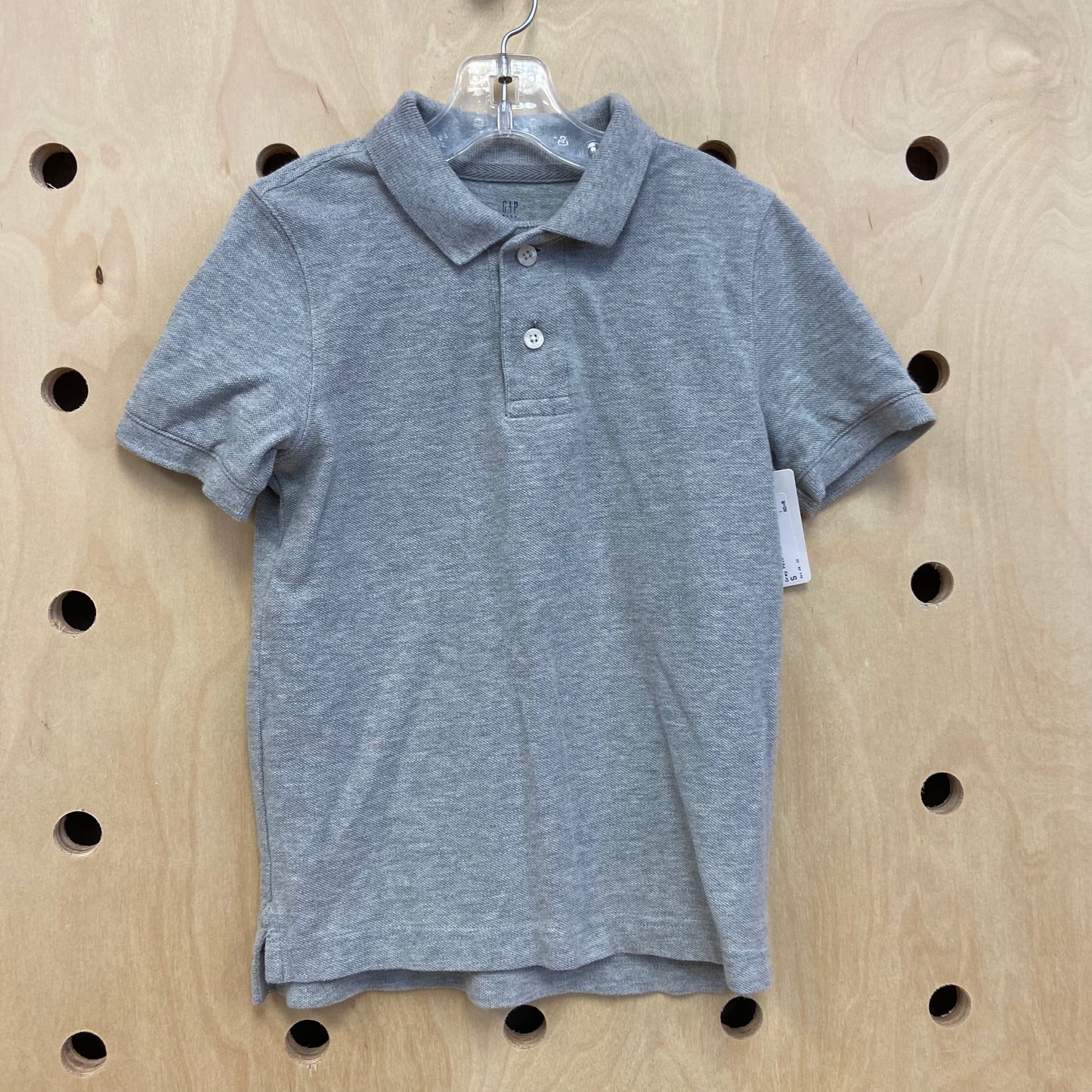 Grey Polo Top