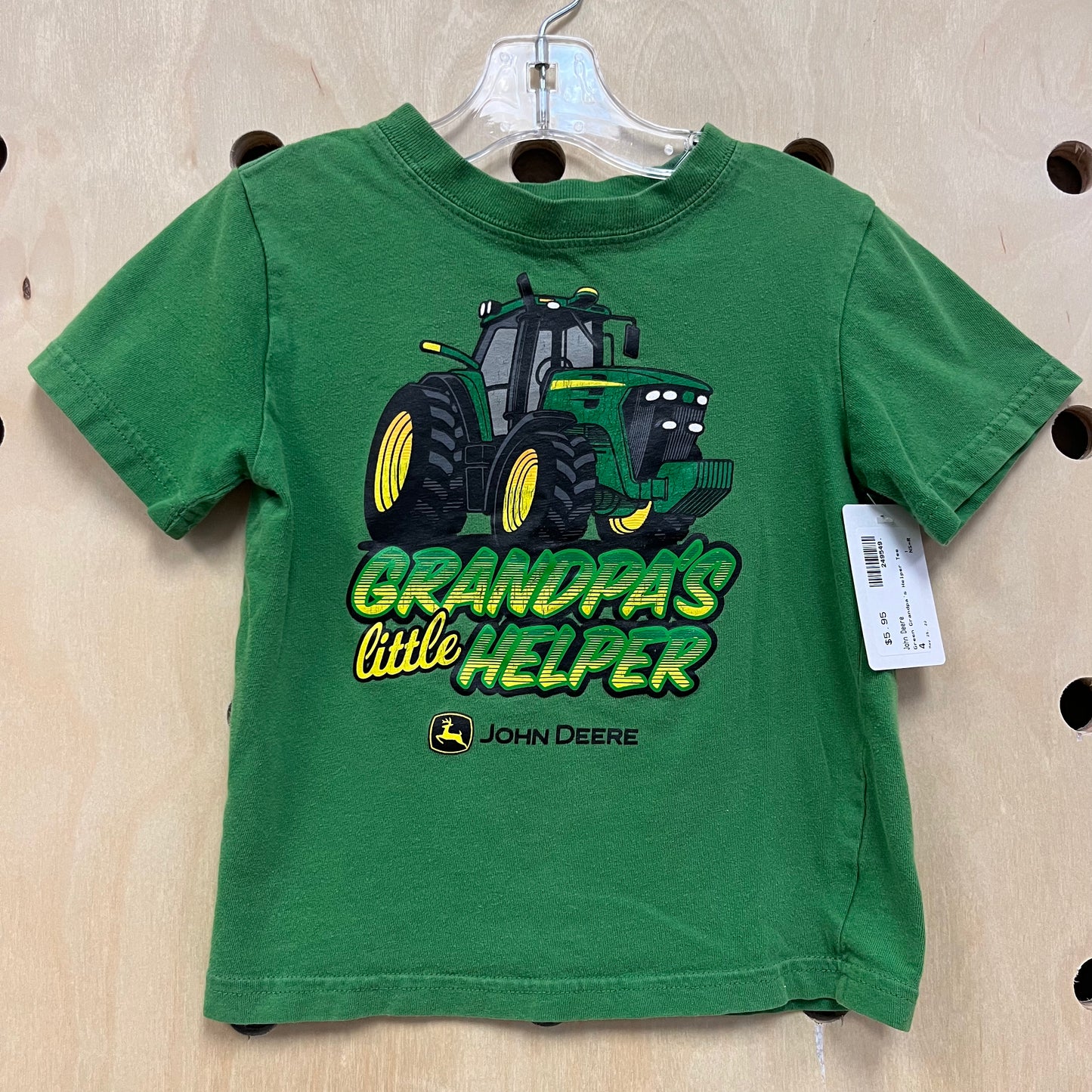 Green Grandpa's Helper Tee