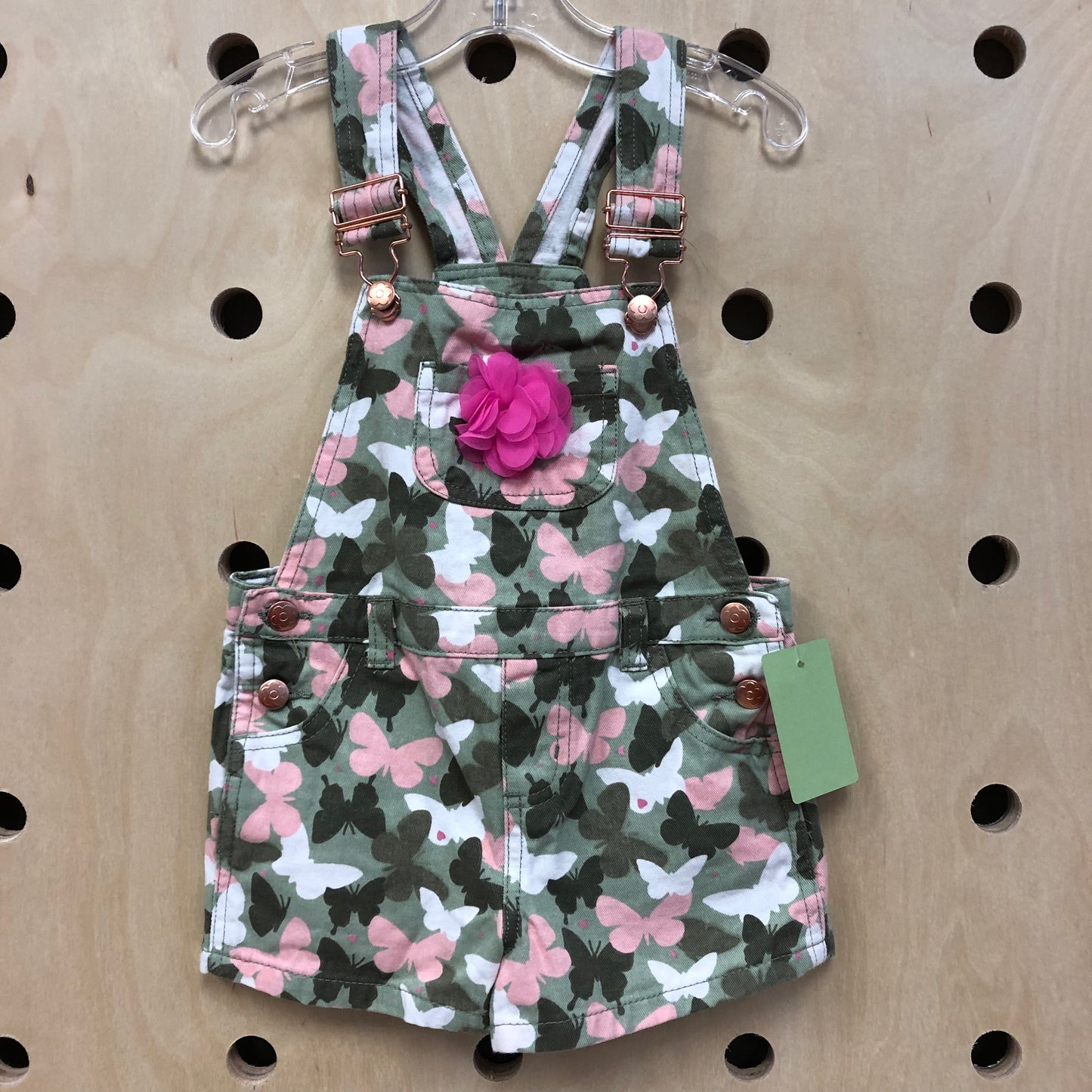 Green Butterfly Shortalls