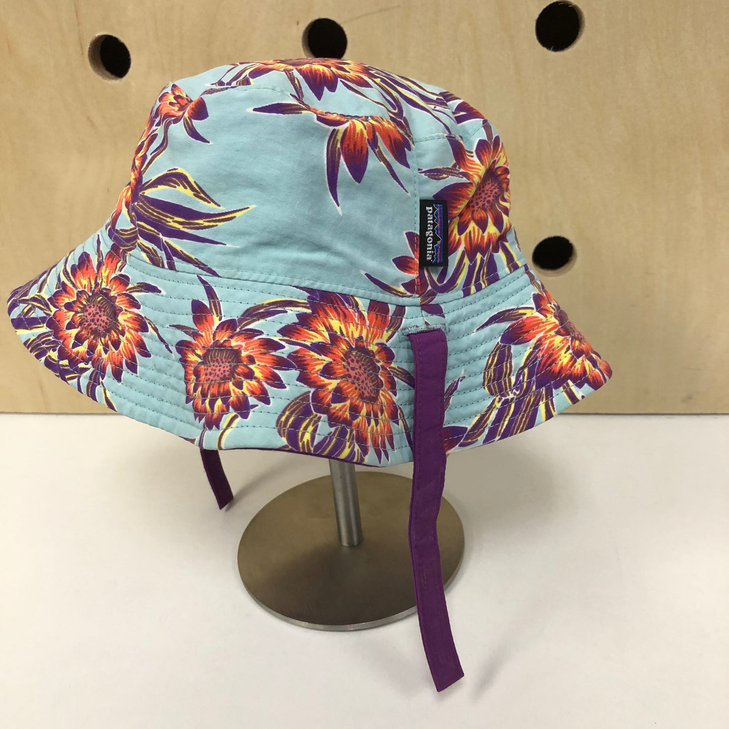 Blue/Purple Floral Hat