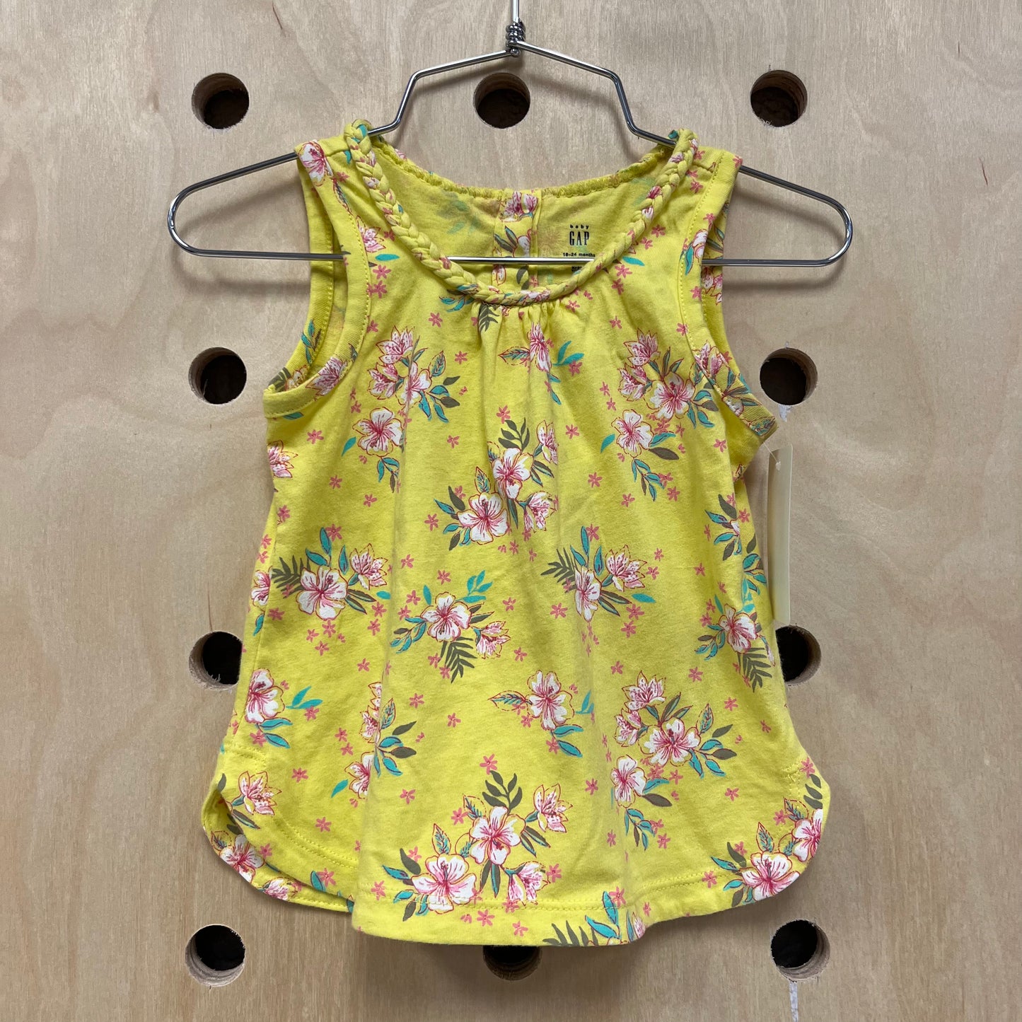 Yellow Floral Tank