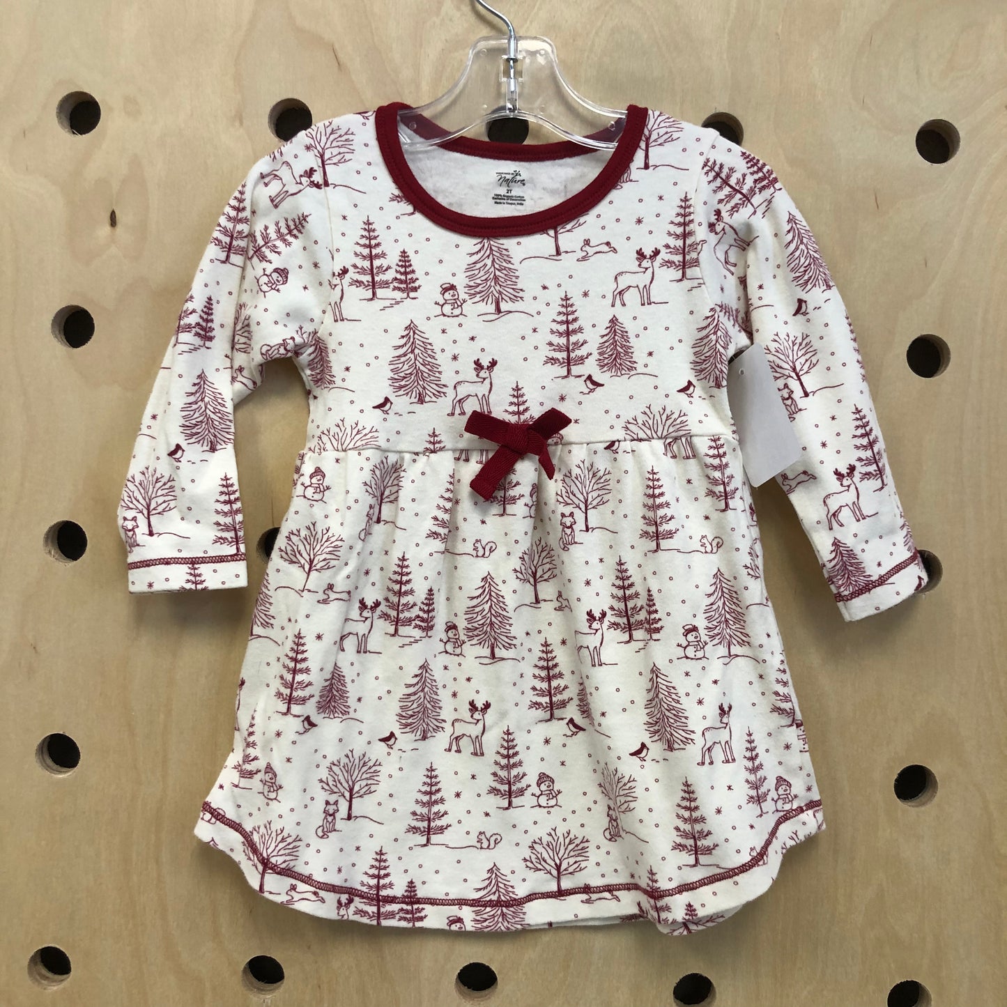 Snowman Snow Scene Dress