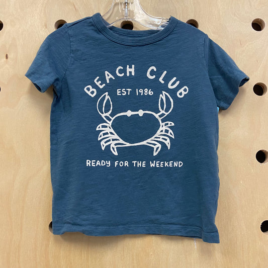 Beach Club Crab Tee