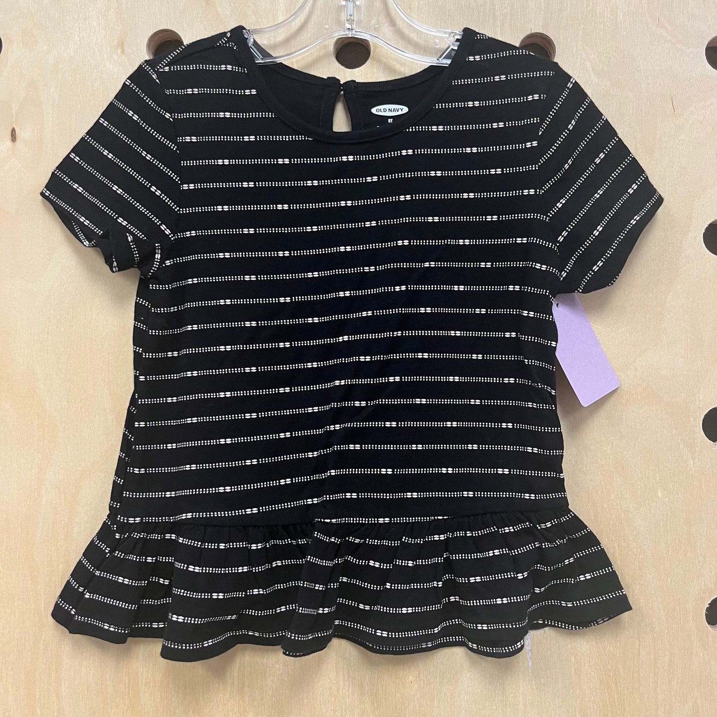 Black + White Top