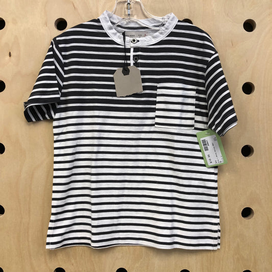 Grey + White Henley NEW!