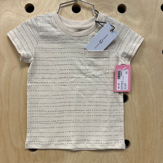 Cream & Black Dot Tee NEW!