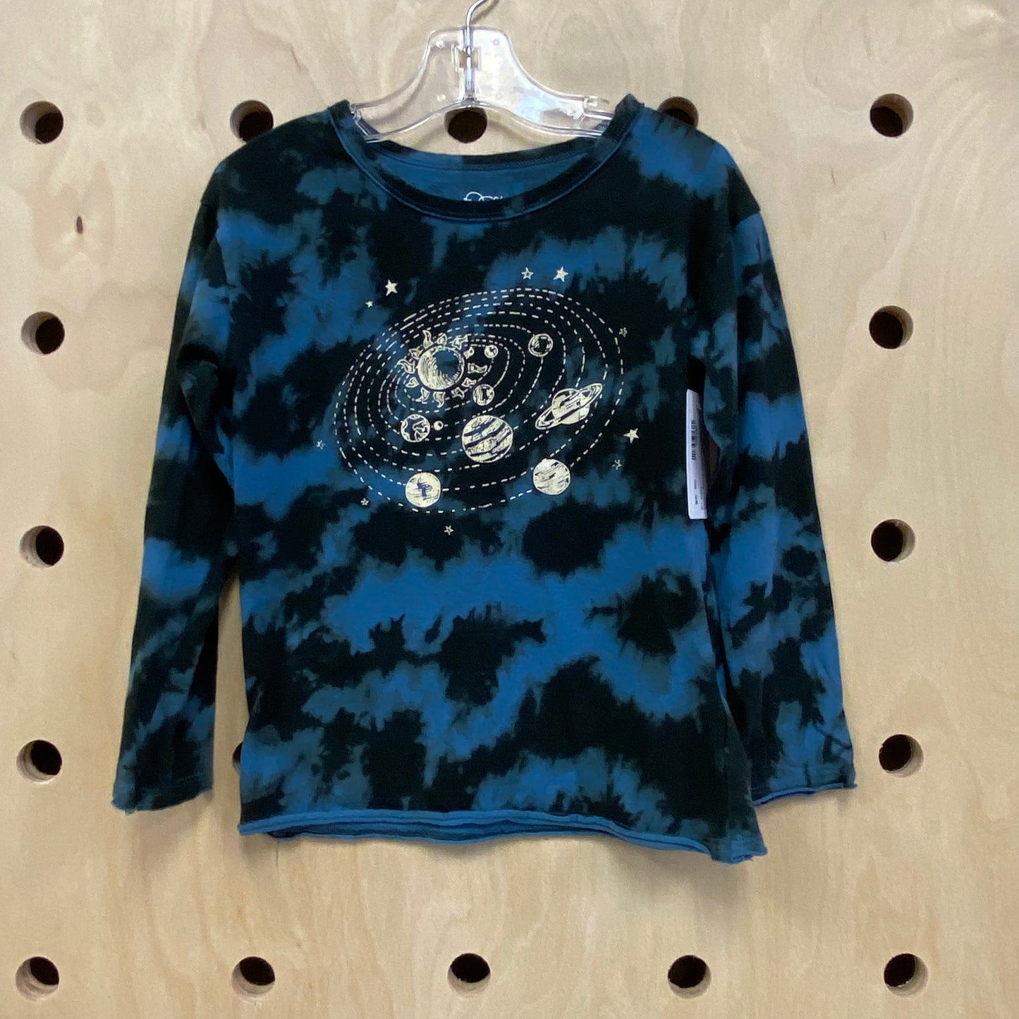 Blue + Black Solar Tie Dye Tee