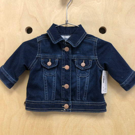 Dark Wash Soft Denim Jacket