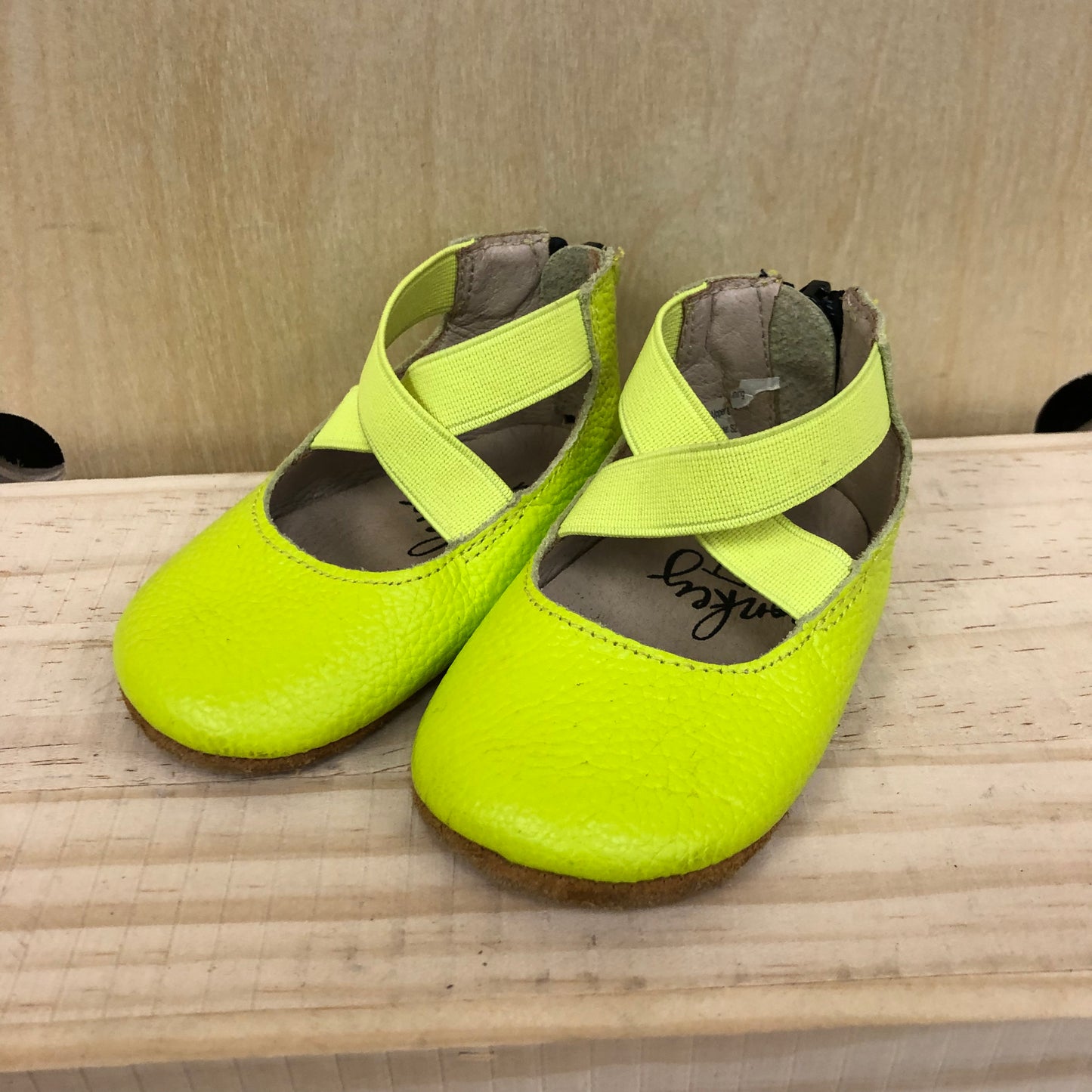 Lime Ballerina Flats