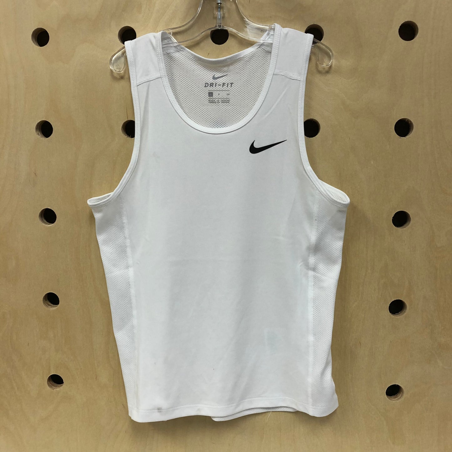 White Dri Fit Tank